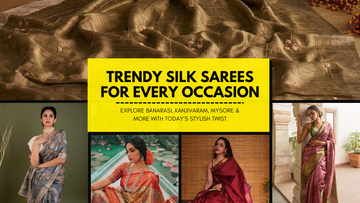 Stylish silk saree featuring elegant zari detailing