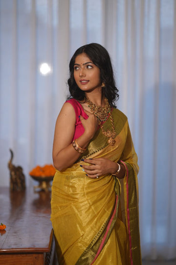 Handloom :Step into elegance with our premium handloom saree collection